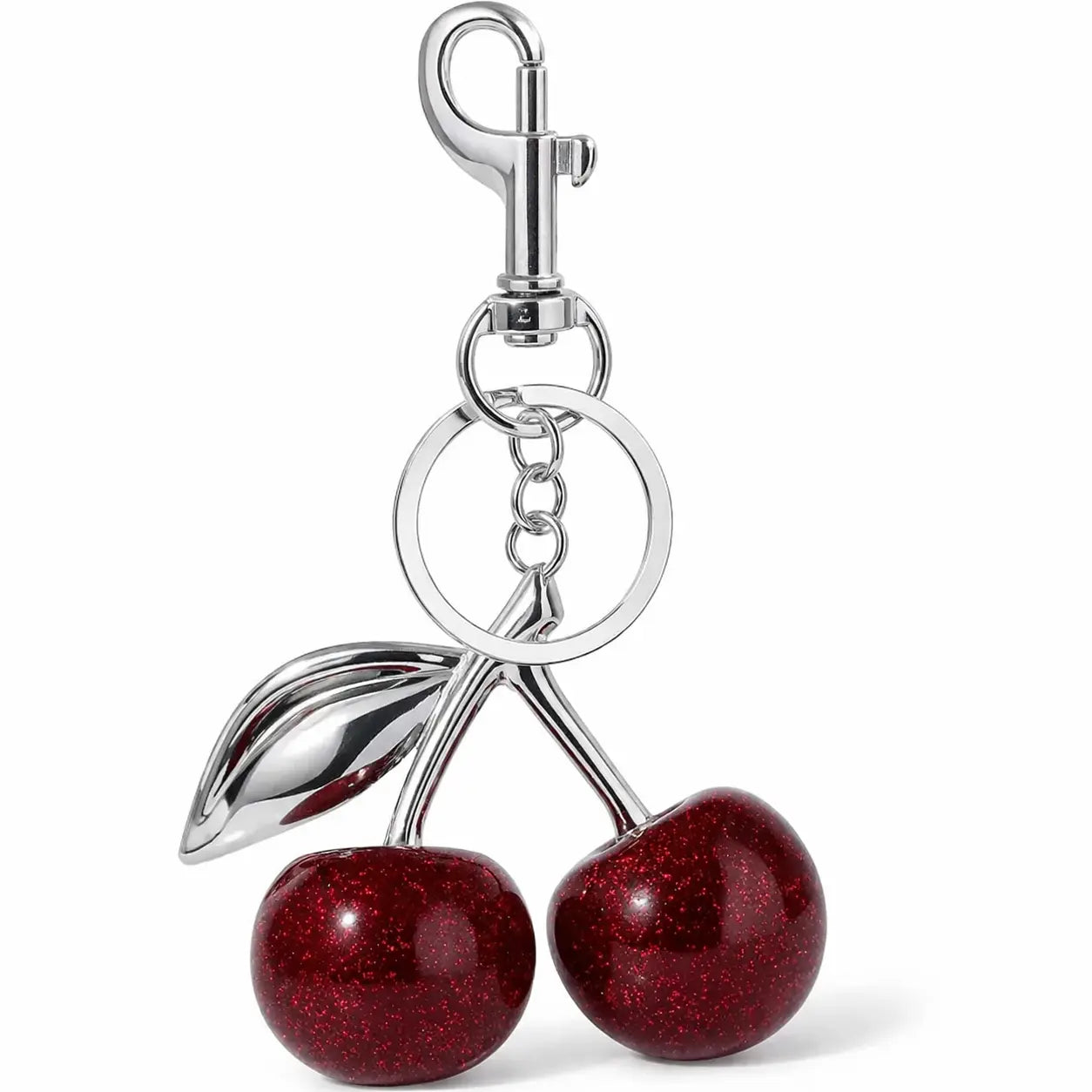 Cherry Bag Charm Keychain – Cute Purse Accessory for Women