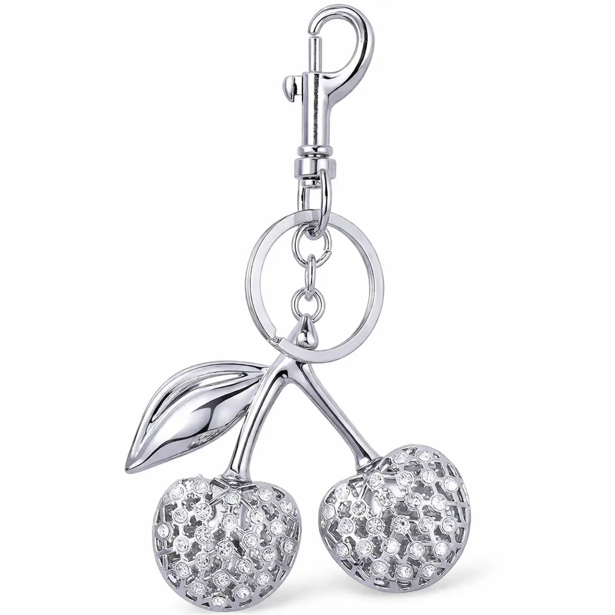 Cherry Bag Charm Keychain – Cute Purse Accessory for Women