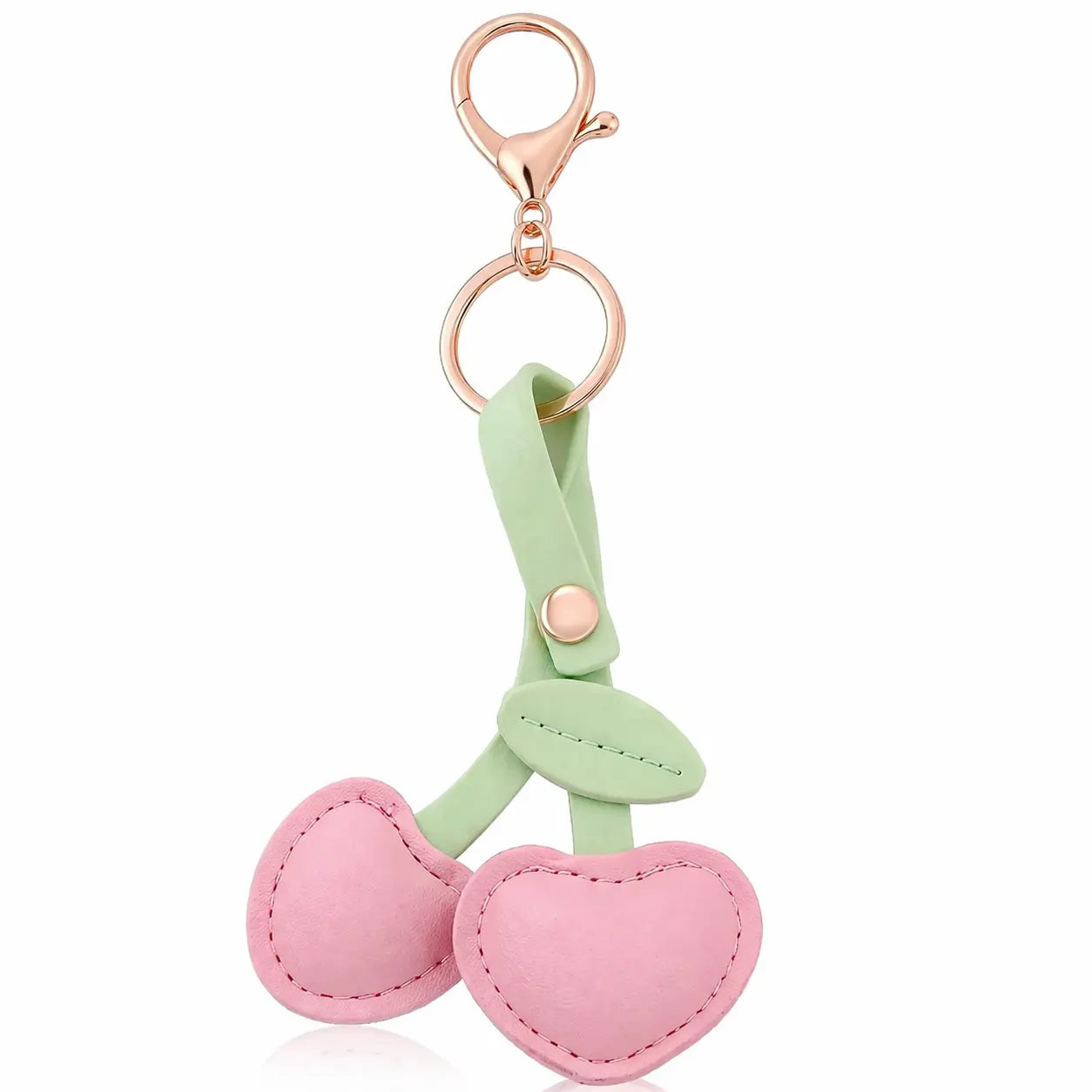 Cherry Bag Charm Keychain – Cute Purse Accessory for Women