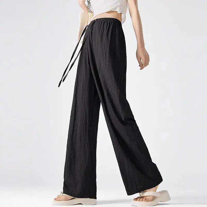 High Waist Wide Leg Pants Women – Relaxed Fit Minimalist Trousers