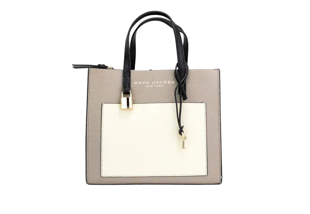 Marc Jacobs Mini Tote Leather – Colorblock Designer Crossbody Bag