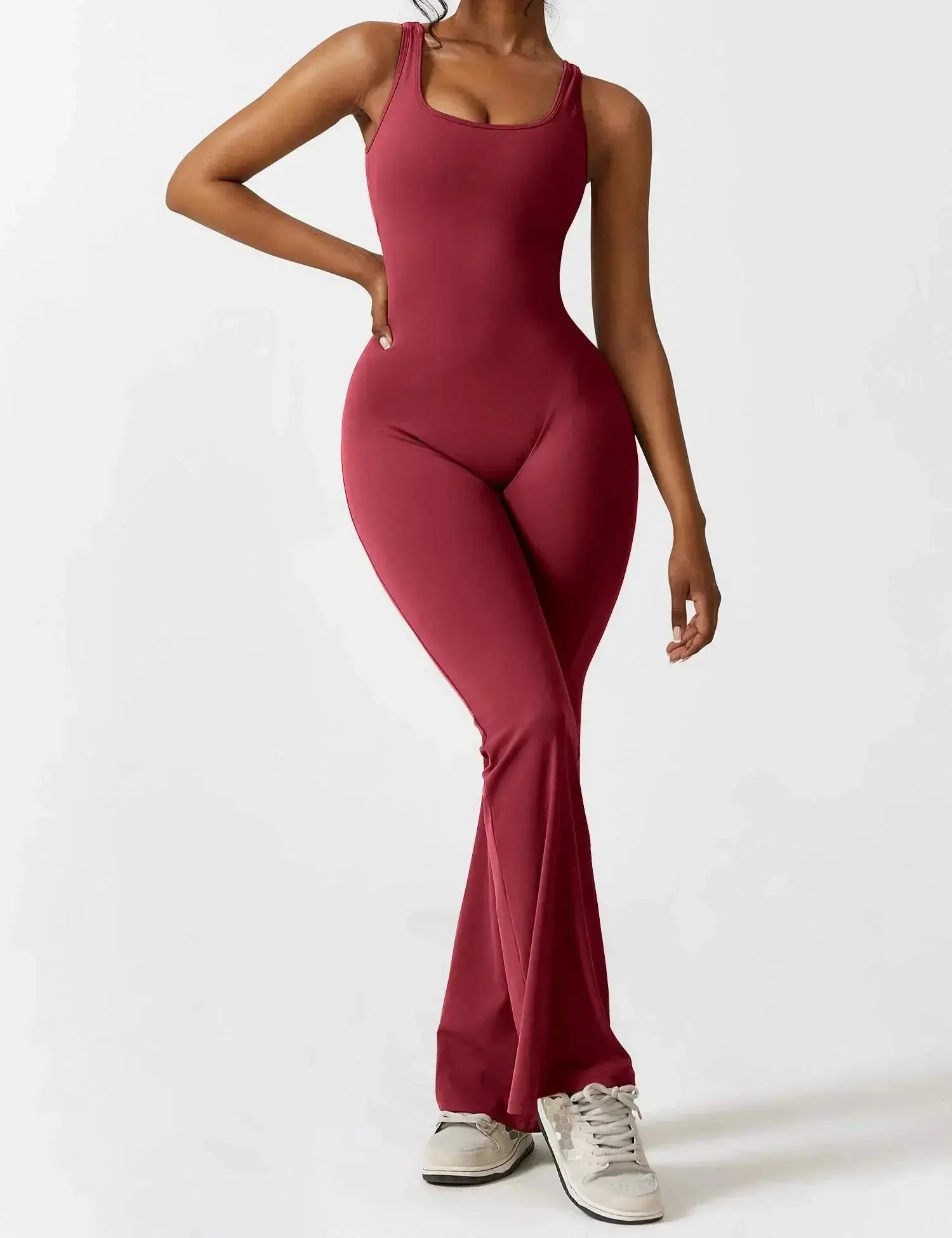 Scrunch Gym Set – Flairé™ V Back Seamless Workout Set