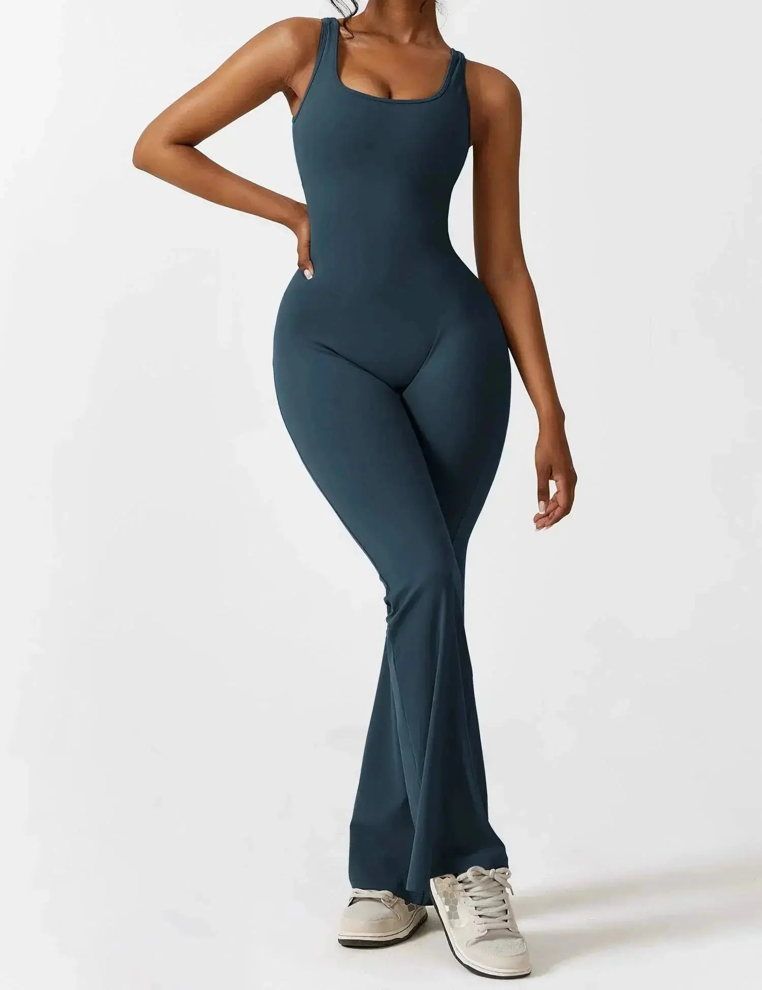 Scrunch Gym Set – Flairé™ V Back Seamless Workout Set