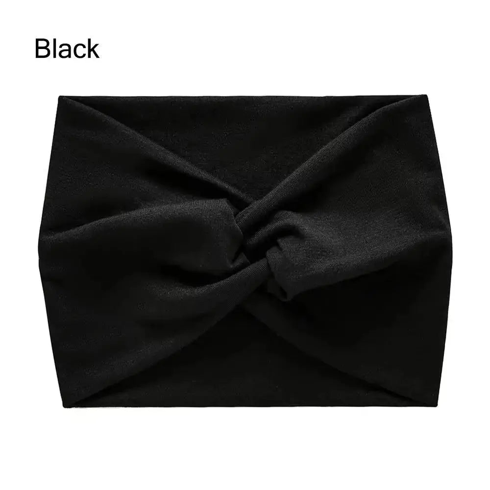 Turban Headband for Women – Wide Stretchy Hair Wrap (All Day Comfort)