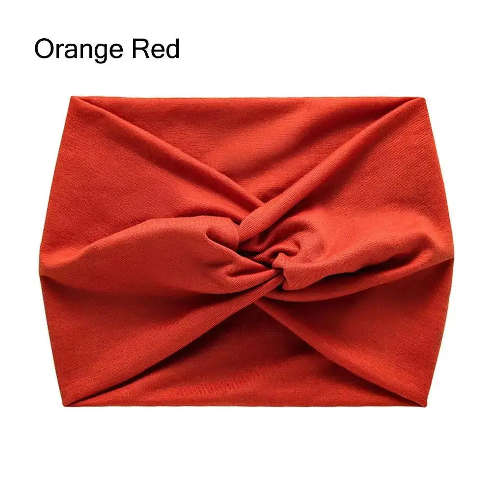 Turban Headband for Women – Wide Stretchy Hair Wrap (All Day Comfort)