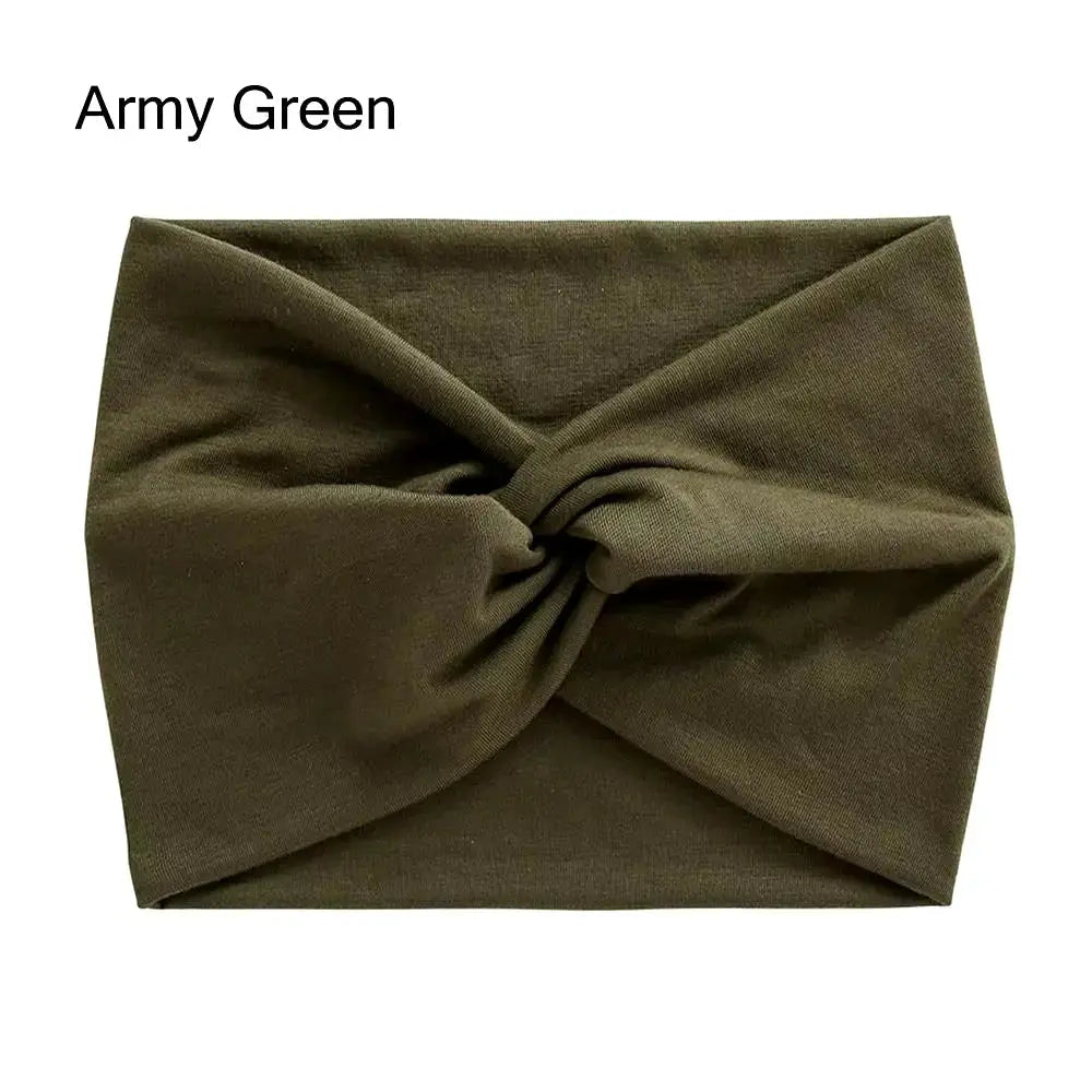 Turban Headband for Women – Wide Stretchy Hair Wrap (All Day Comfort)