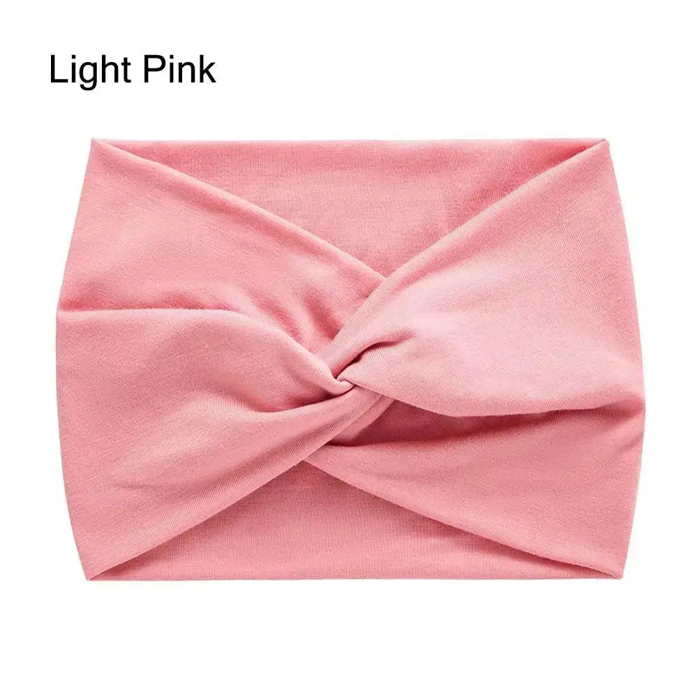 Turban Headband for Women – Wide Stretchy Hair Wrap (All Day Comfort)