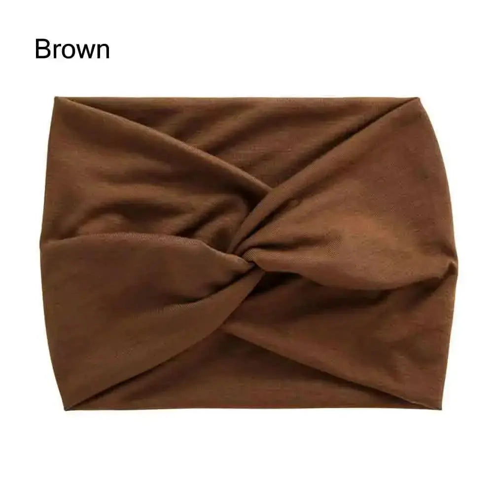 Turban Headband for Women – Wide Stretchy Hair Wrap (All Day Comfort)