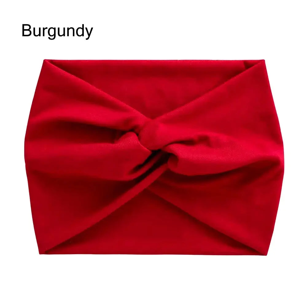 Turban Headband for Women – Wide Stretchy Hair Wrap (All Day Comfort)