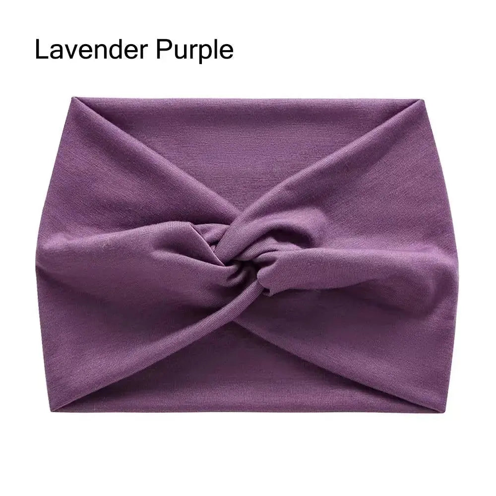 Turban Headband for Women – Wide Stretchy Hair Wrap (All Day Comfort)
