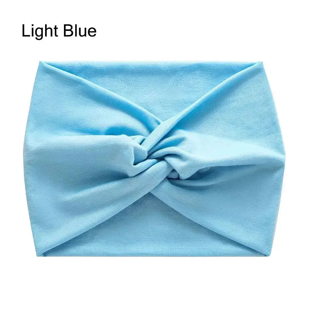 Turban Headband for Women – Wide Stretchy Hair Wrap (All Day Comfort)