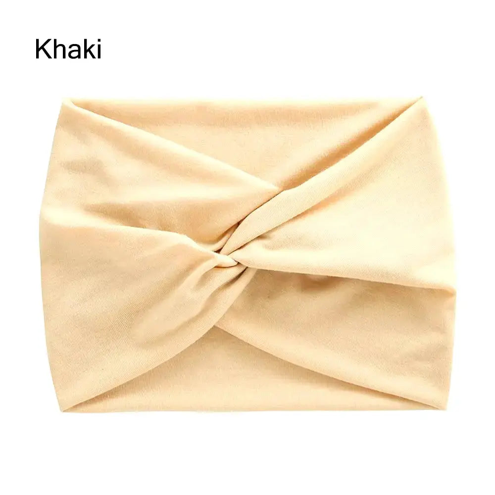 Turban Headband for Women – Wide Stretchy Hair Wrap (All Day Comfort)