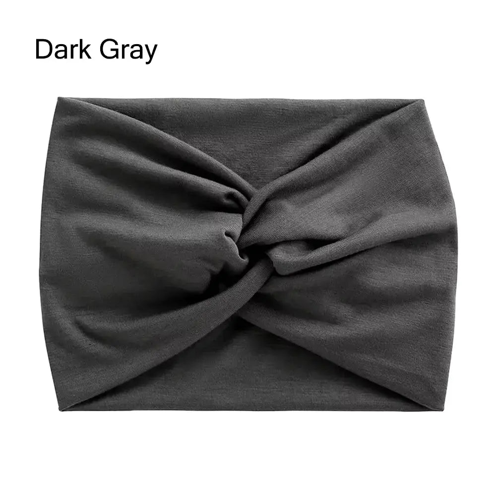 Turban Headband for Women – Wide Stretchy Hair Wrap (All Day Comfort)