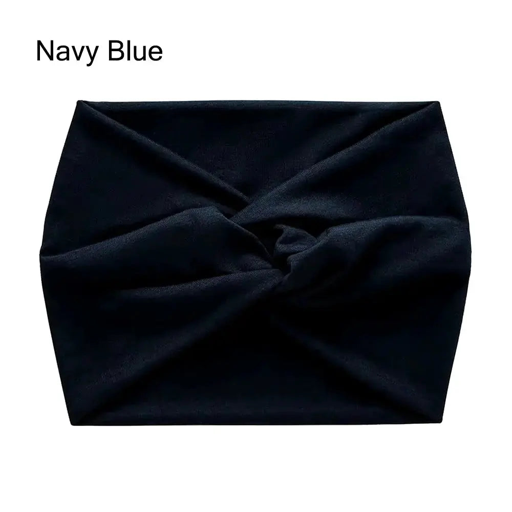 Turban Headband for Women – Wide Stretchy Hair Wrap (All Day Comfort)