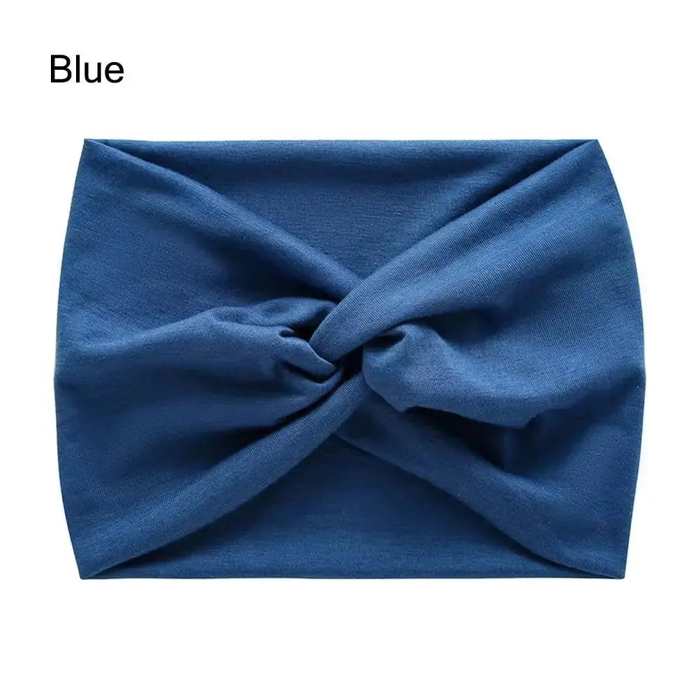 Turban Headband for Women – Wide Stretchy Hair Wrap (All Day Comfort)