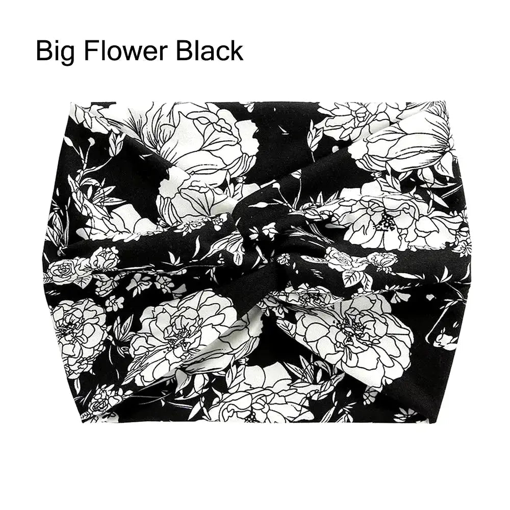 Turban Headband for Women – Wide Stretchy Hair Wrap (All Day Comfort)