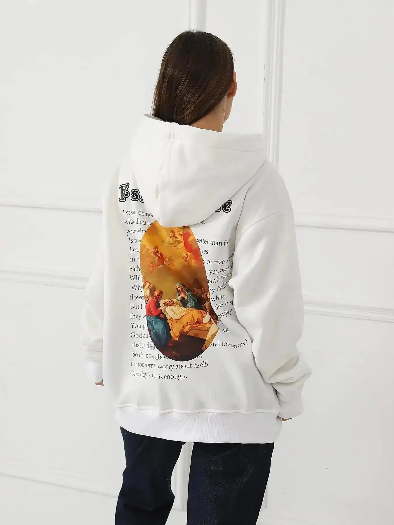 Women’s Printed Sweatshirt – Casual Long Sleeve Fashion Top