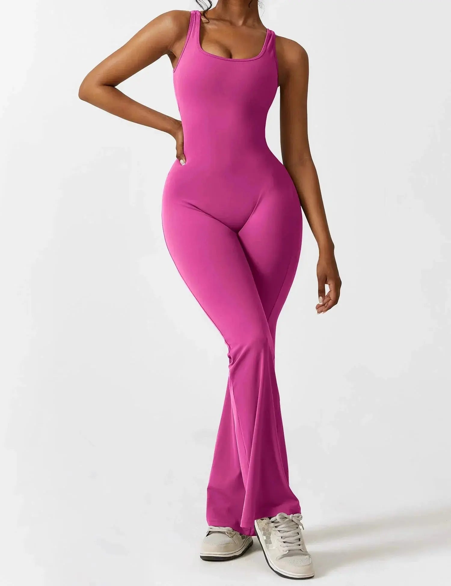 Scrunch Gym Set – Flairé™ V Back Seamless Workout Set