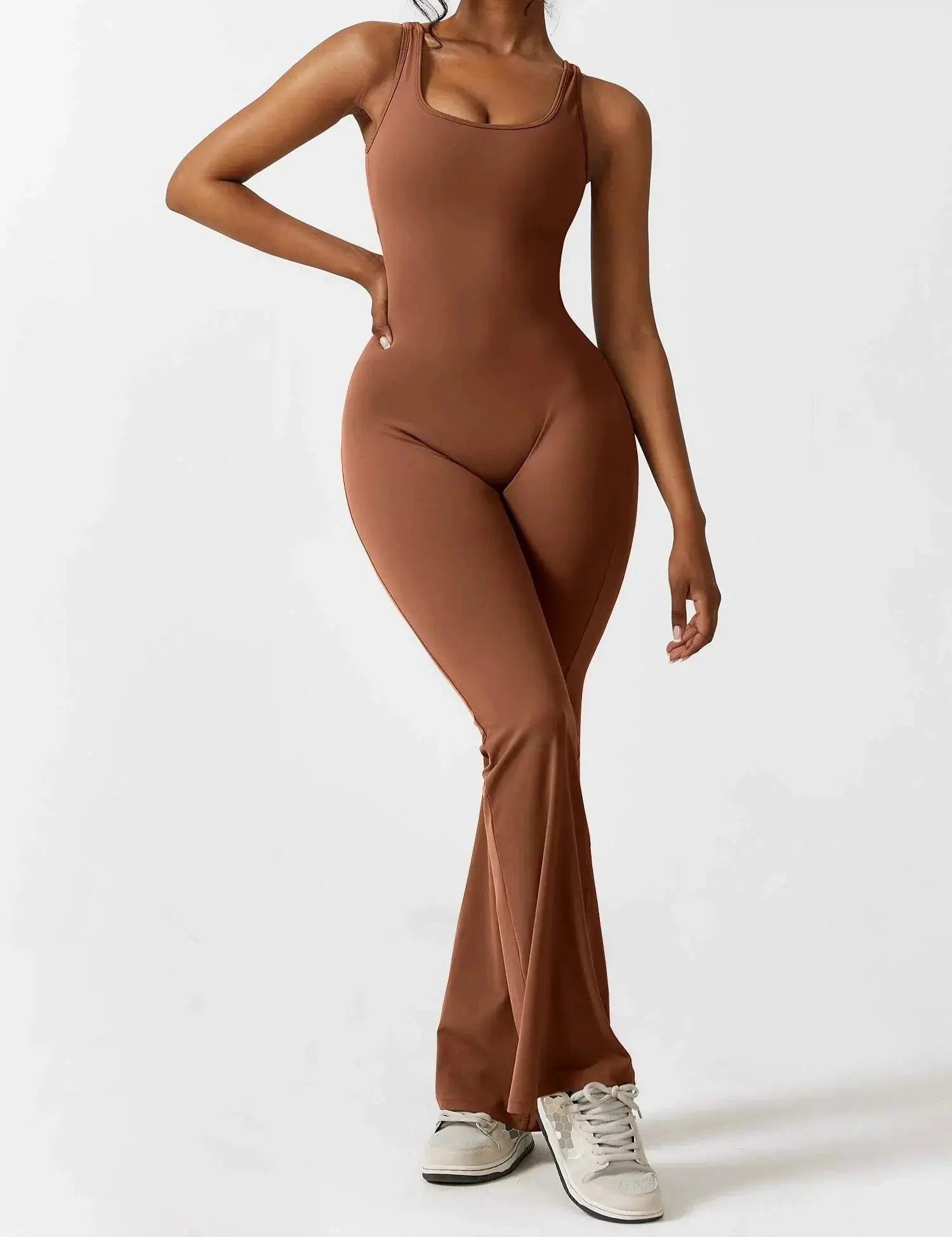 Scrunch Gym Set – Flairé™ V Back Seamless Workout Set