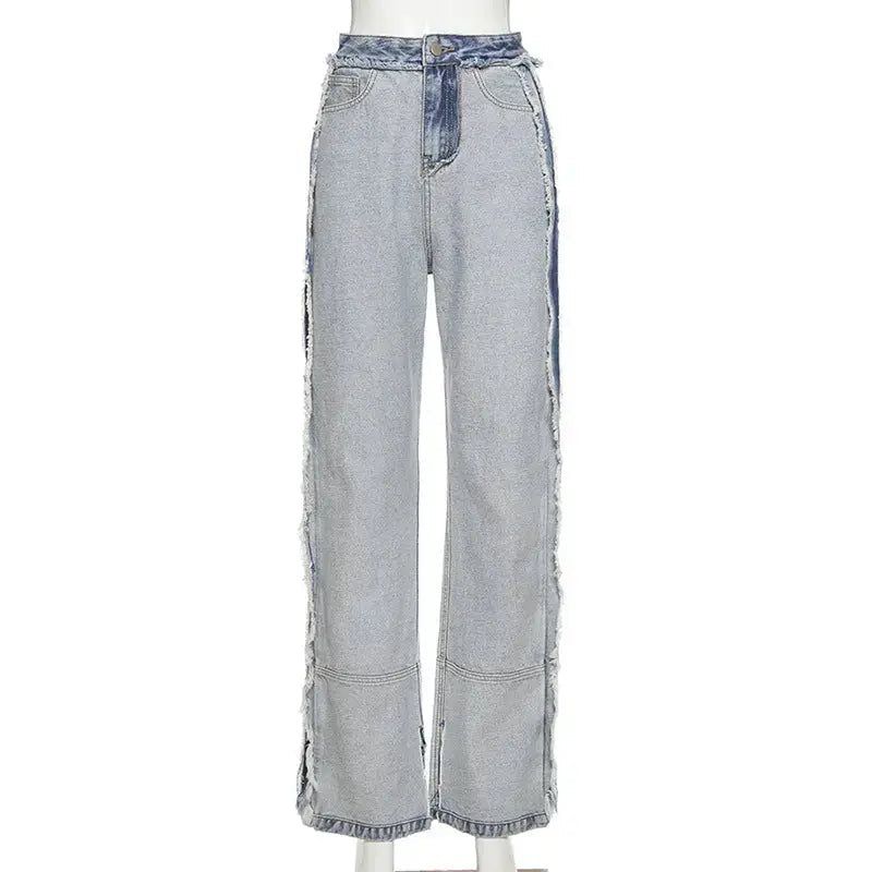 Flairé™ Stacked Jeans Women – High Waist Stretch Denim Bell Bottom Pants