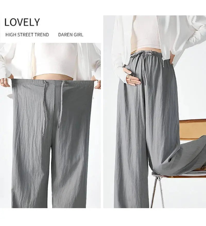 High Waist Wide Leg Pants Women – Relaxed Fit Minimalist Trousers