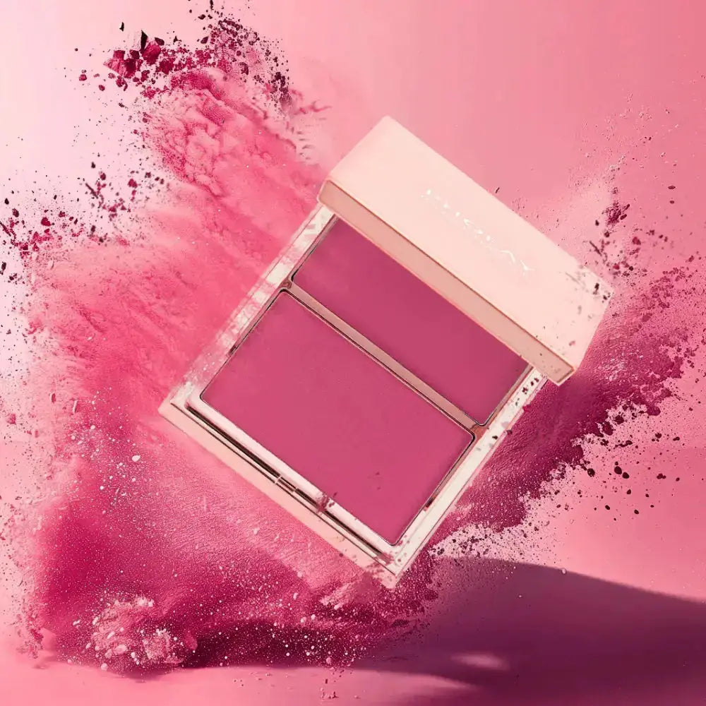 PHOFAY Cream and Powder Blush – Buildable Blush Duo for Radiant Glow