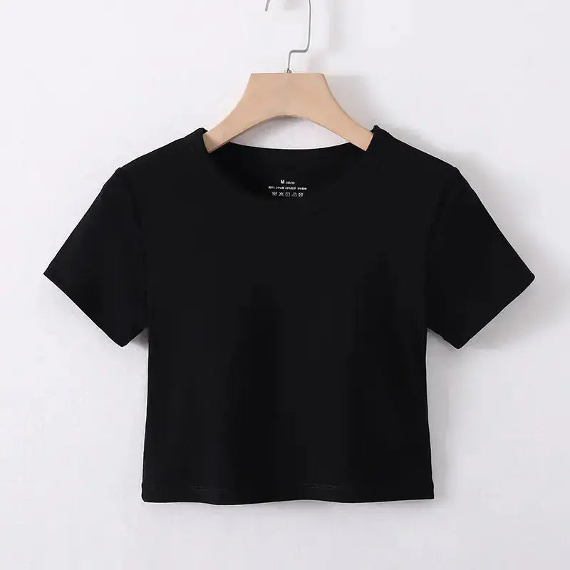 Summer Crop Top with Built-in Bra for Women