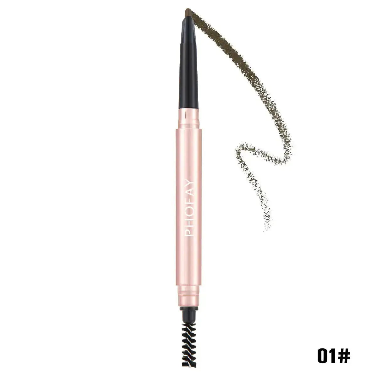 Eyebrow Pencil – PHOFAY Waterproof Brow Pencil with Spoolie