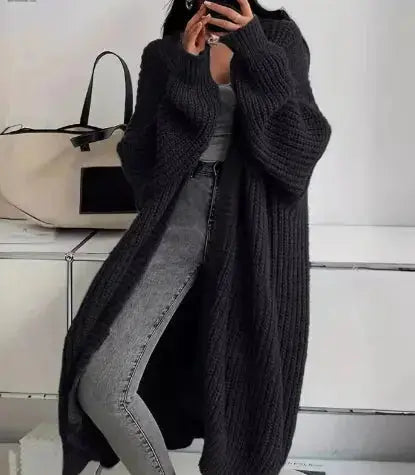 Women Knitted Cardigan Coat | LÁVINE™