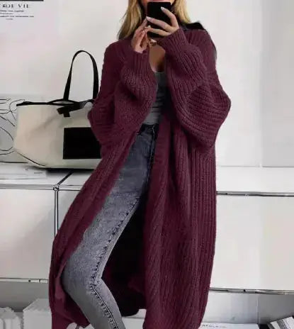 Women Knitted Cardigan Coat | LÁVINE™