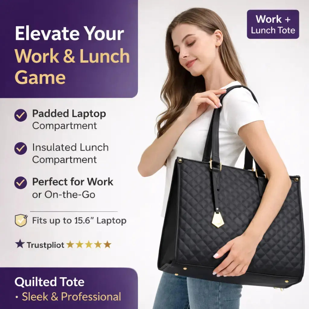 Laptop Bag with Lunch Compartment | Work Tote
