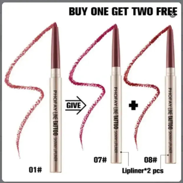 Lip Liner Pencil – Waterproof Long-Lasting Lip Liner by PHOFAY