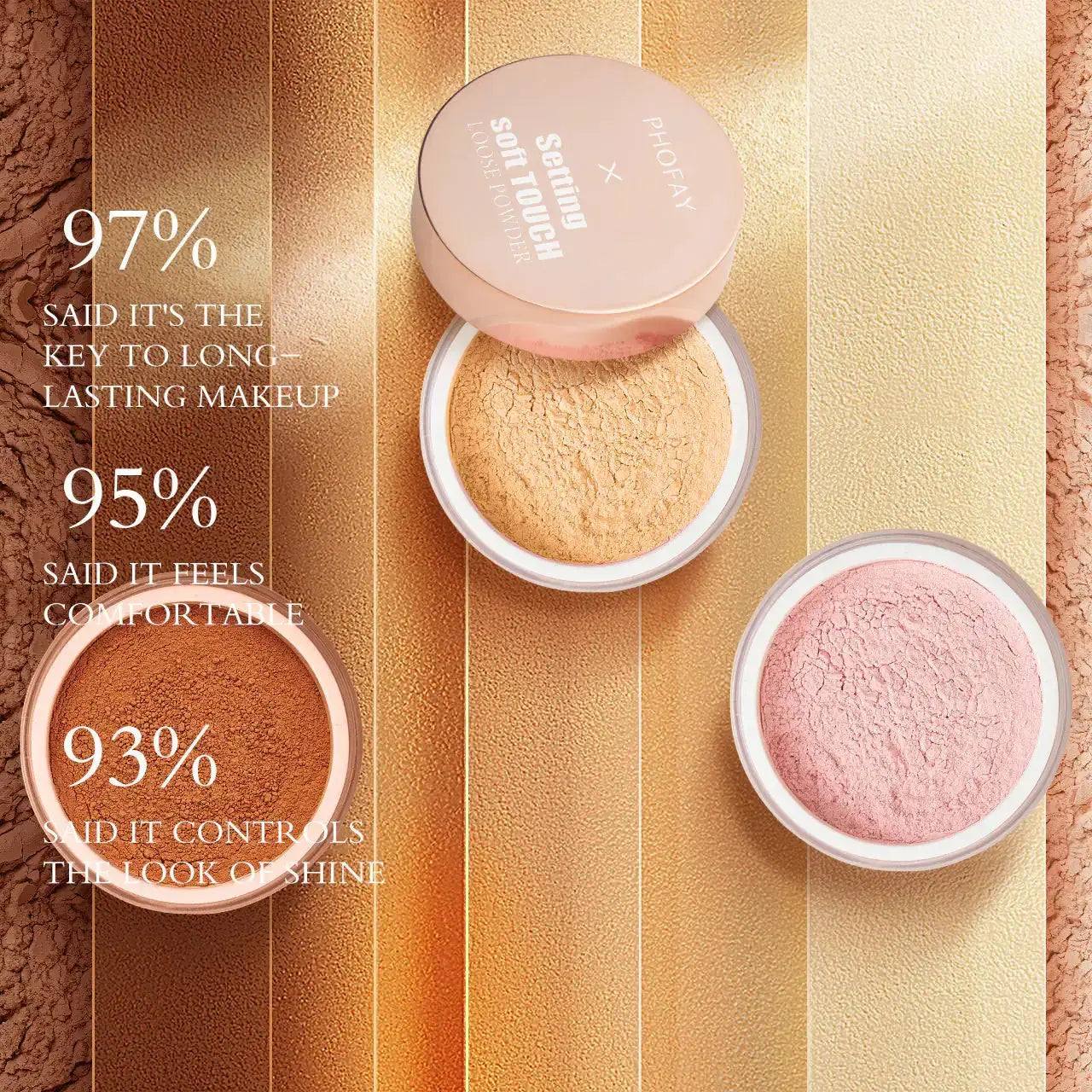 Loose Setting Powder – PHOFAY Soft Touch Matte Finishing Powder