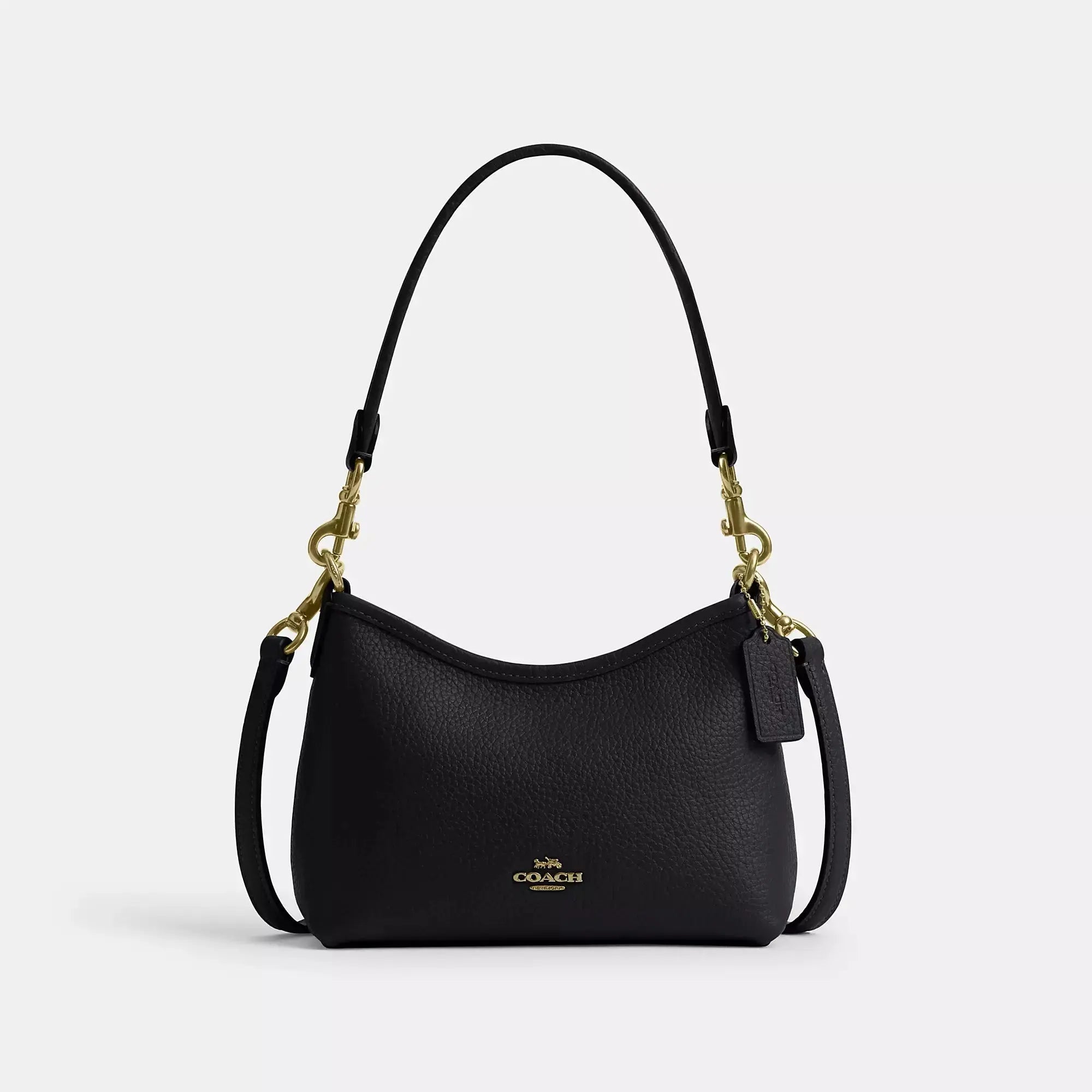 Coach Laurel Small Shoulder Bag – Pebble Leather Crossbody Purse