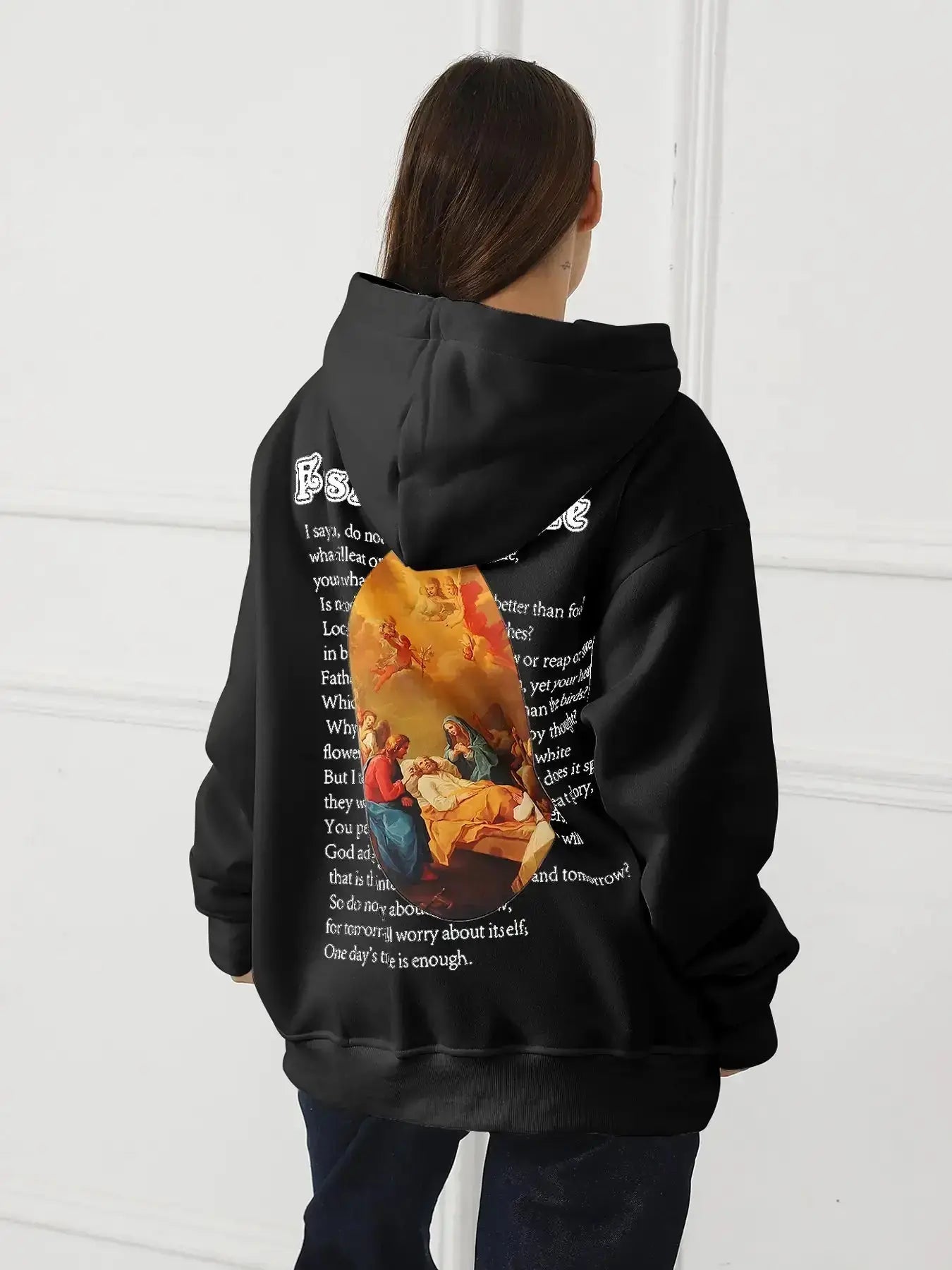 Women’s Printed Sweatshirt – Casual Long Sleeve Fashion Top