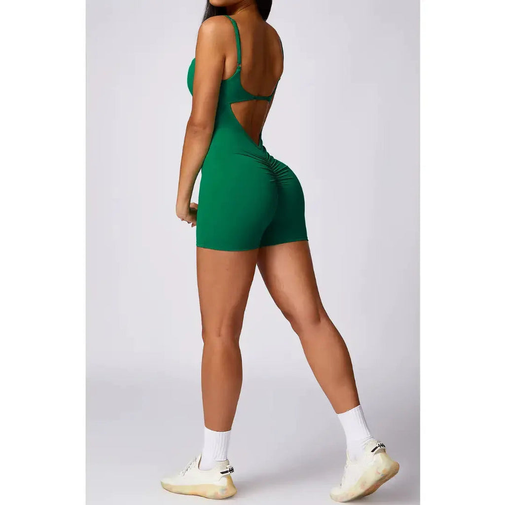 Seamless Yoga Jumpsuit – Flairé™ Sculpting One-Piece Activewear